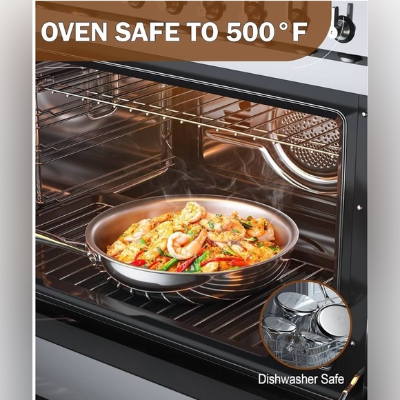 Member’s Mark TriPlyClad 3 QT. 9.75" Diameter Stainless Steel Frying Pan - Picture 6 of 12